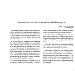 Notes Hestóriques Sol Territoriu Navia-Eo. Revisión Hestoriográfica