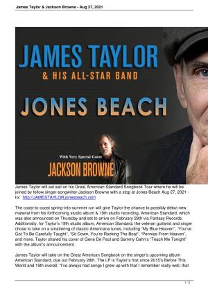 James Taylor & Jackson Browne