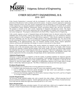 Cyber Security Engineering, Bs