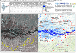 Mapping Inundation Extent for Barpeta, Nalbari and Kamrup Districts In