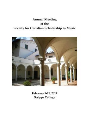 SCSM 2017 Final Program