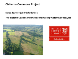 Victoria County History Presentation