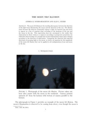 The Moon Tilt Illusion