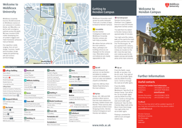 Hendon Campus Map