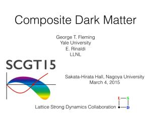 Composite Dark Matter