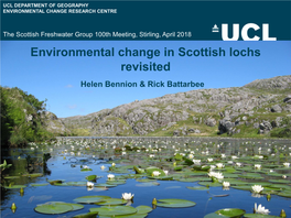 Environmental Change in Scottish Lochs Revisited