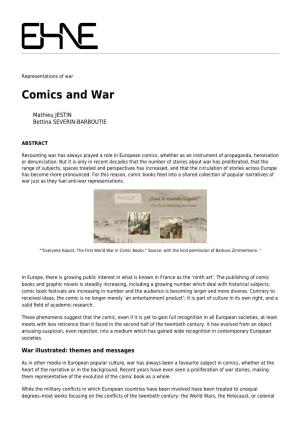Comics and War