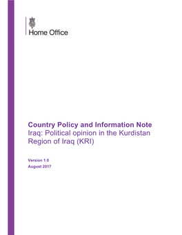 6. Kurdistan Region of Iraq (KRI)