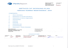 MOWP YPPH 001-17 Runway Maintenance