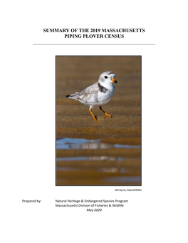 Summary of 2019 Massachusetts Piping Plover Census Data