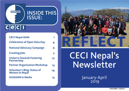 CECI Nepal's Newsletter
