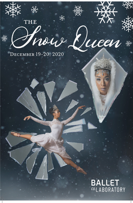 December 19-20, 2020 Holiday Greetings from the Directors of Ballet Co.Laboratory