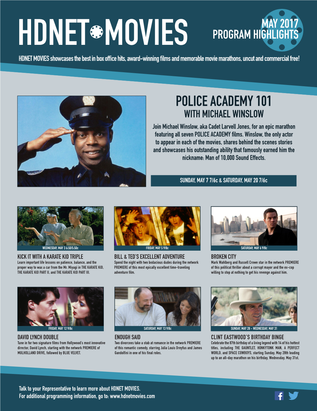 POLICE ACADEMY 101 with MICHAEL WINSLOW Join Michael Winslow, Aka Cadet Larvell Jones, for an Epic Marathon Featuring All Seven POLICE ACADEMY Films