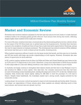 Market and Economic Review