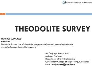 Theodolite Survey