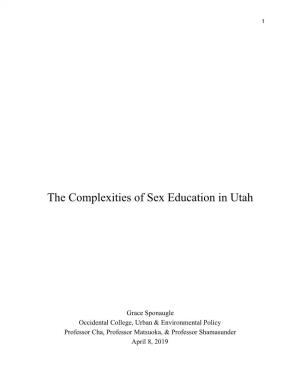 The Complexities of Sex Education in Utah