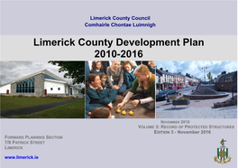 Limerick County Development Plan 2010-2016