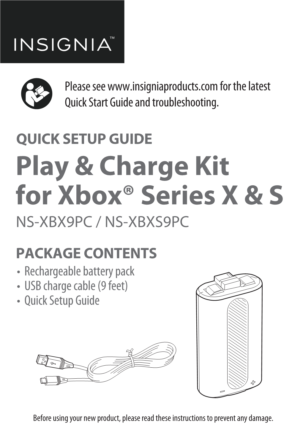 Play & Charge Kit for Xbox® Series X & S