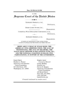 Amicus Briefs in Support of Either Party Or Neither Party