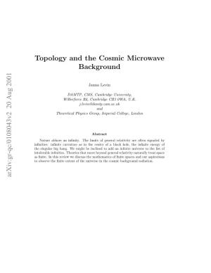 Topology and the Cosmic Microwave Background