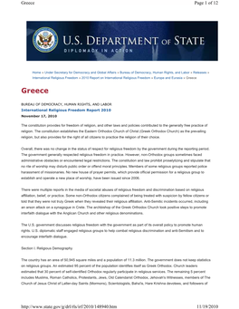 Greece Page 1 of 12