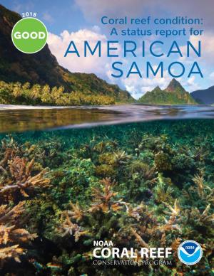 Coral Reef Condition Status Report for American Samoa