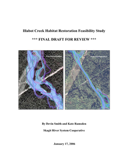 Illabot Creek Habitat Restoration Feasibility Study *** FINAL DRAFT