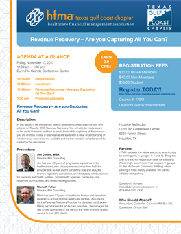 Revenue Recovery – Are You Capturing All You Can?