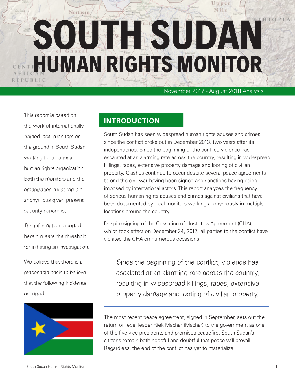 South Sudan Newsletter