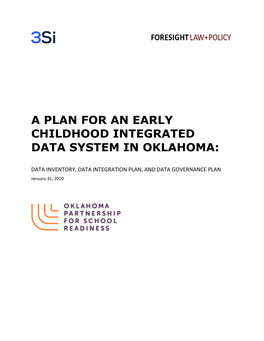A Plan for an Early Childhood Integrated Data System in Oklahoma