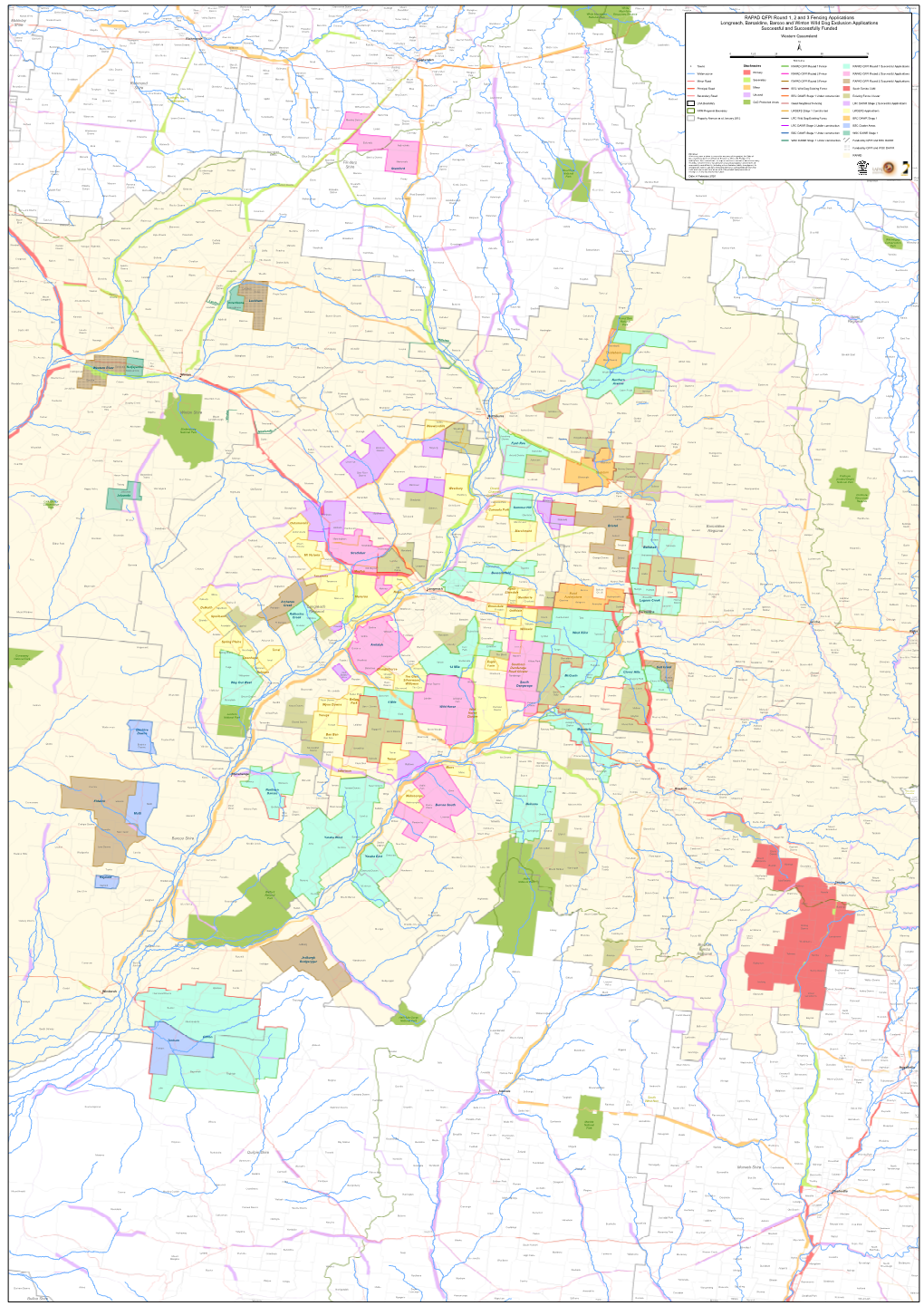 RAPAD QFPI Round 1, 2 and 3 Fencing Applications Longreach, Barcaldine, Barcoo and Winton Wild Dog Exclusion Applications Succes