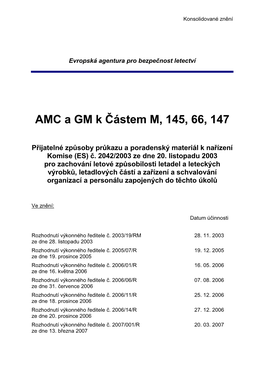 AMC a GM K Částem M, 145, 66, 147