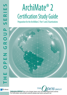 Study Guide Archimate 2 Certification