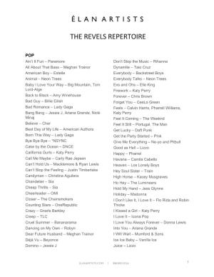 The Revels Repertoire
