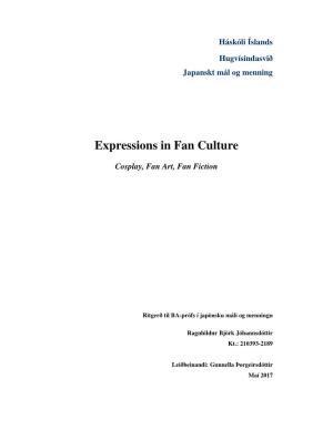 Expressions in Fan Culture