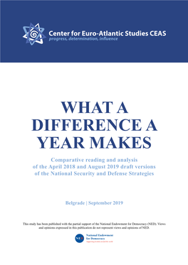 CEAS New Report What a Difference a Year Makes