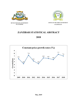 Zanzibar Statistical Abstract 2018