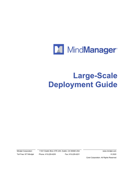 Mindmanager Large-Scale Deployment Guide