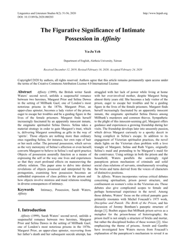 The Figurative Significance of Intimate Possession in Affinity