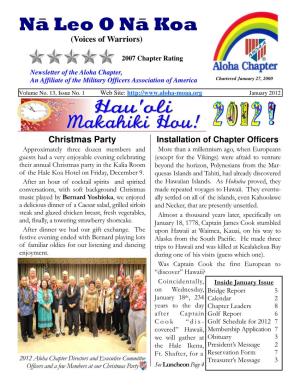 AC Newsletter JAN 2012 Email