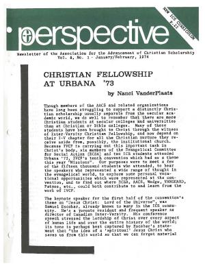 '73 Christian Fellowship at Urbana