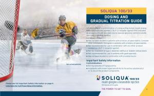 Soliqua 100/33 Dosing and Gradual Titration Guide