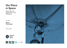 Our Place in Space Space S&T and Applications in the Philippines