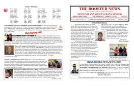 The Booster News