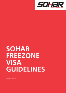 Sohar Freezone Visa Guidelines