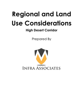 HDC Regional and Land Use Considerations