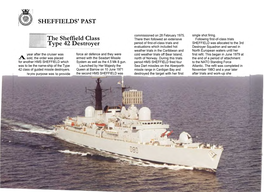 HMS SHEFFIELD Which System As Well As the 4.5 Mk 8 Gun