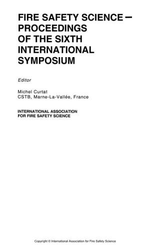Re Safety Science - Proceedings of the Sixth International Sympos