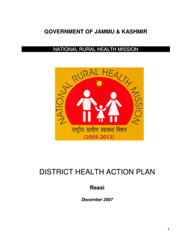 District Health Action Plan