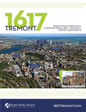 1617Tremont.Com Downtown Boston Executive Summary Seaport